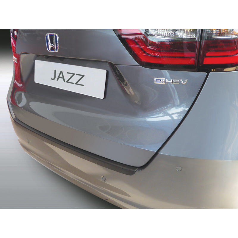 RGM, protection de pare-chocs arrière, plastique ABS, compatible avec Honda Jazz V Hybrid 2020- noir