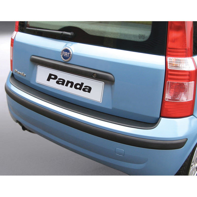 RGM, Rear bumper protector, ABS plastic, fits Fiat Panda II 2003-2012 Black