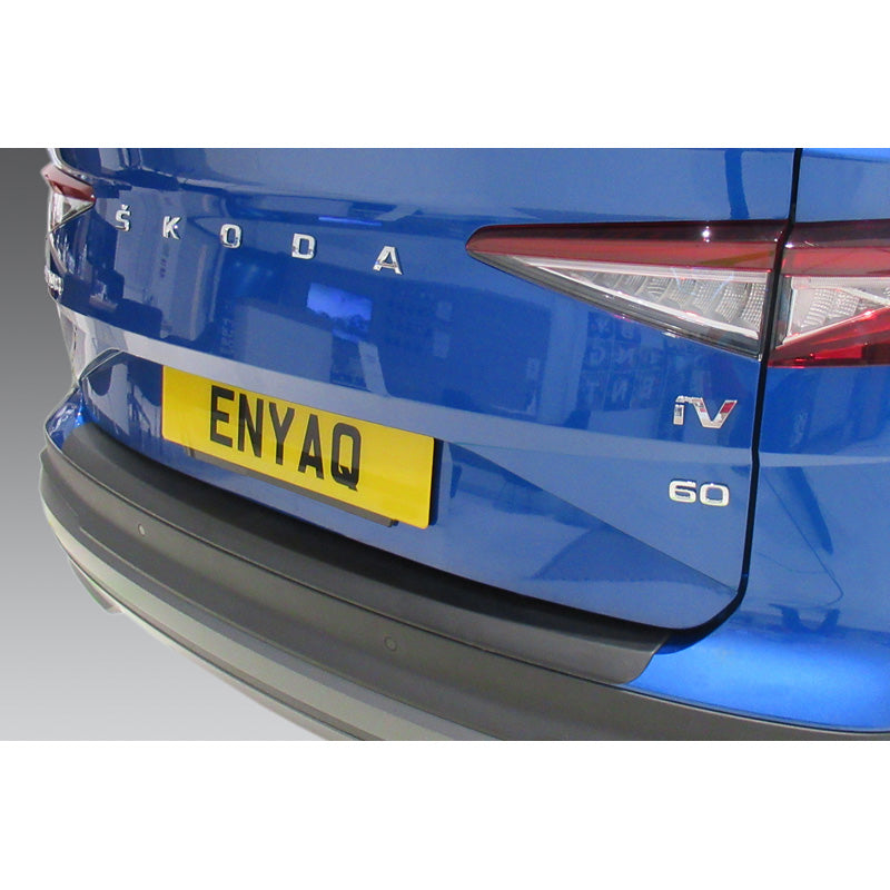 RGM, Rear bumper protector, ABS plastic, fits Skoda Enyaq iV 2020- excl. Coupe Black