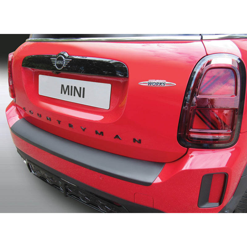 RGM, Rear bumper protector, ABS plastic, fits Mini Countryman (F60) Facelift 2020- Black