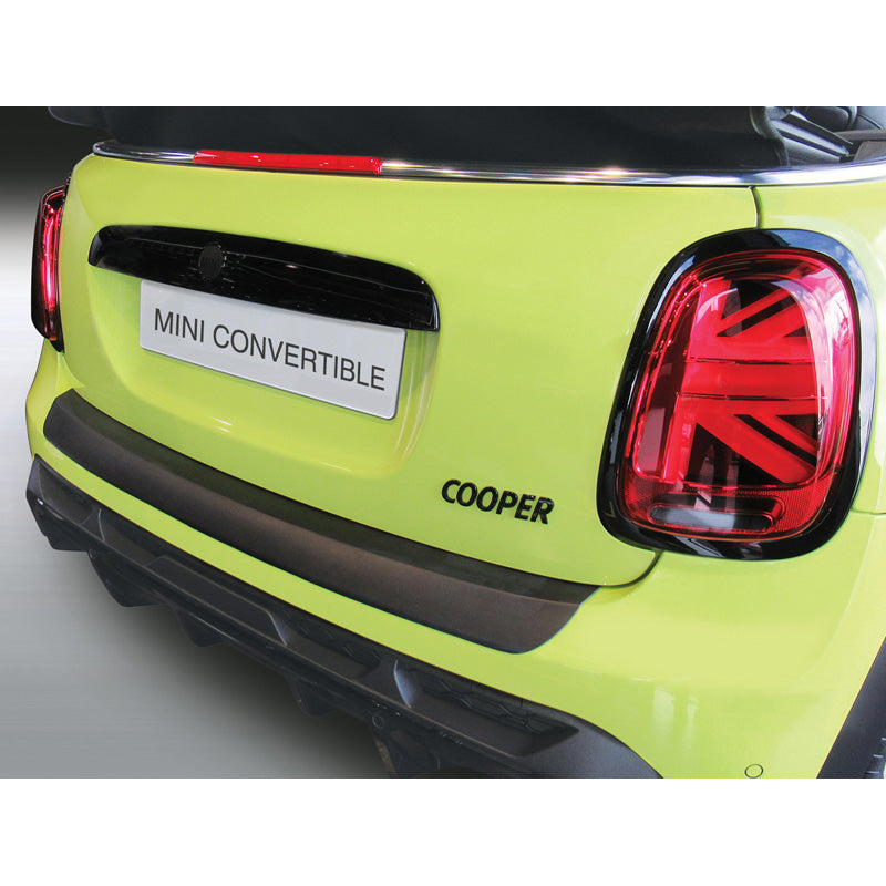 RGM, Achterbumperbeschermer, ABS kunststof, past op Mini Cooper Cabrio (F57) Facelift 2021- zwart