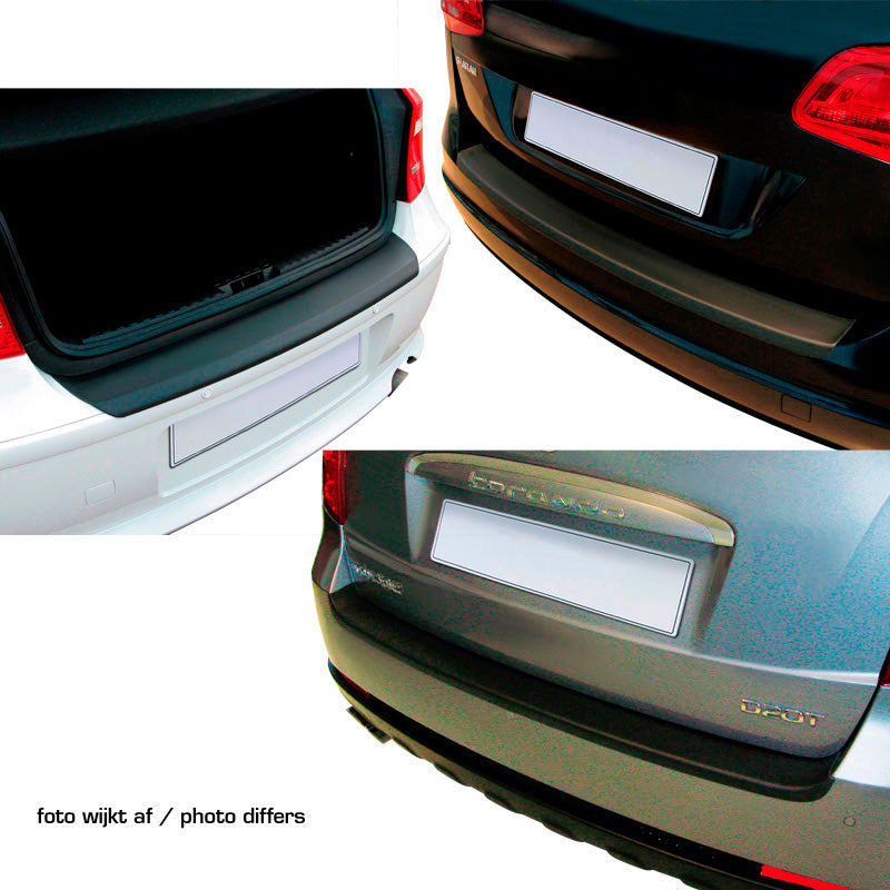 RGM, protège-pare-chocs arrière, plastique ABS, compatible avec BMW 5-Series G31 Touring 'M' Sport Facelift 2020- Noir