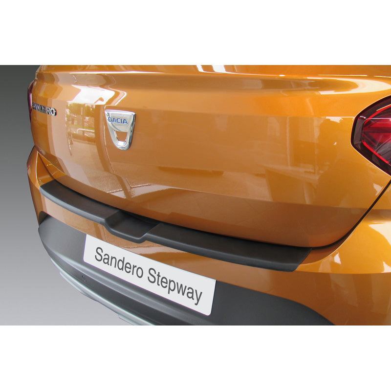 RGM, Rear bumper protector, ABS plastic, fits Dacia Sandero & Sandero Stepway III 2021- Black