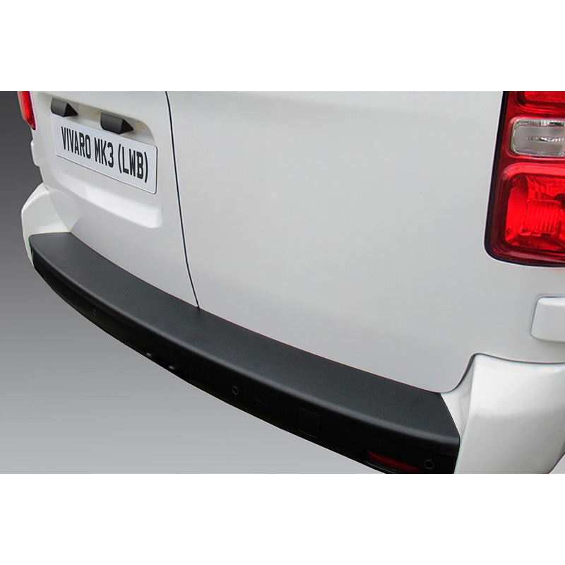 RGM, Rear bumper protector, ABS plastic, fits Opel Vivaro III LWB 2019- Black