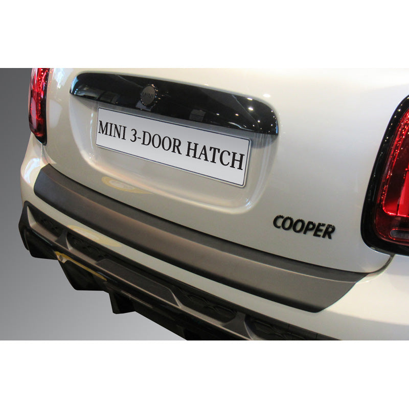 RGM, Rear bumper protector, ABS plastic, fits Mini One/Cooper/Cooper S (F56) (3-doors) FL 2021- Black
