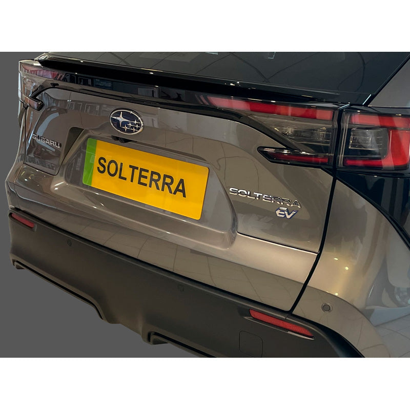 RGM, Rear bumper protector, ABS plastic, fits Subaru Solterra 2022- & Toyota bZ4X 2021- Black
