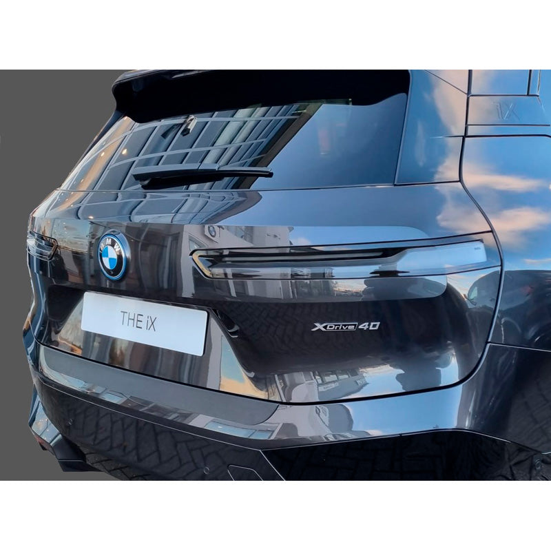 RGM, Rear bumper protector, ABS plastic, fits BMW iX (I20) incl. 'M' Sport & 'M' 2022- Black