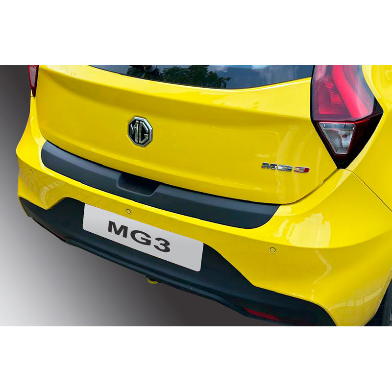 RGM, Rear bumper protector, ABS plastic, Fits MG 3 Facelift 2018-2023 Black