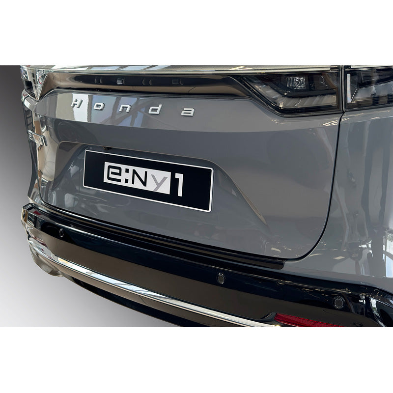 RGM, protecteur de pare-chocs arrière, plastique ABS, compatible avec Honda e:NY1 2023- Noir brillant