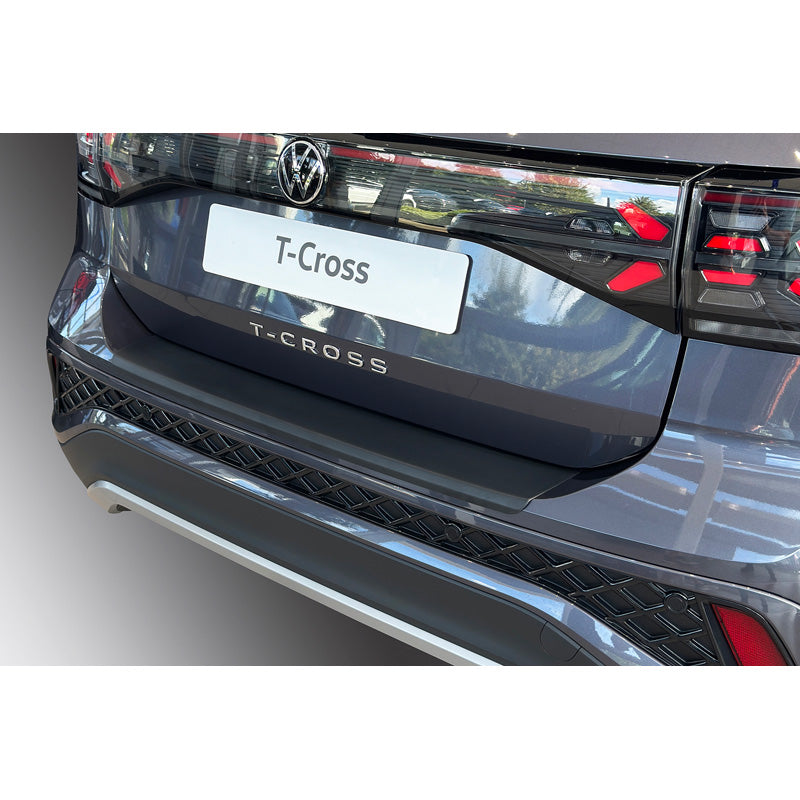 RGM, Rear bumper protector, ABS plastic, fits Volkswagen T-Cross Facelift 2024- Black