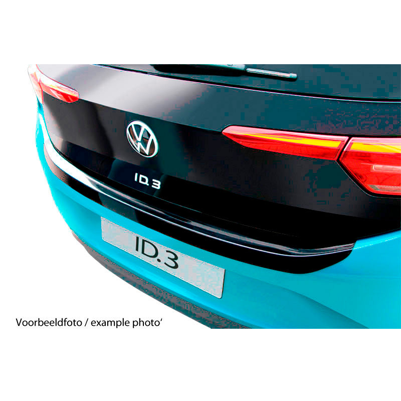 RGM, Rear bumper protector, ABS, Gloss Black, Fits Skoda Kodiaq II (07/2024-), '3D-shaped'