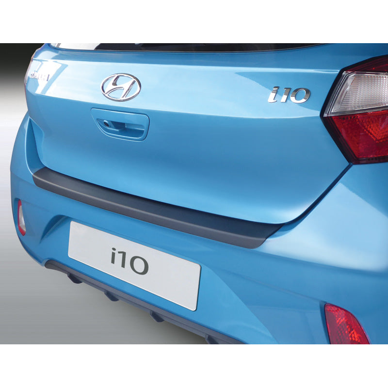RGM, Rear bumper protector, ABS plastic, fits Hyundai i10 2020- Black