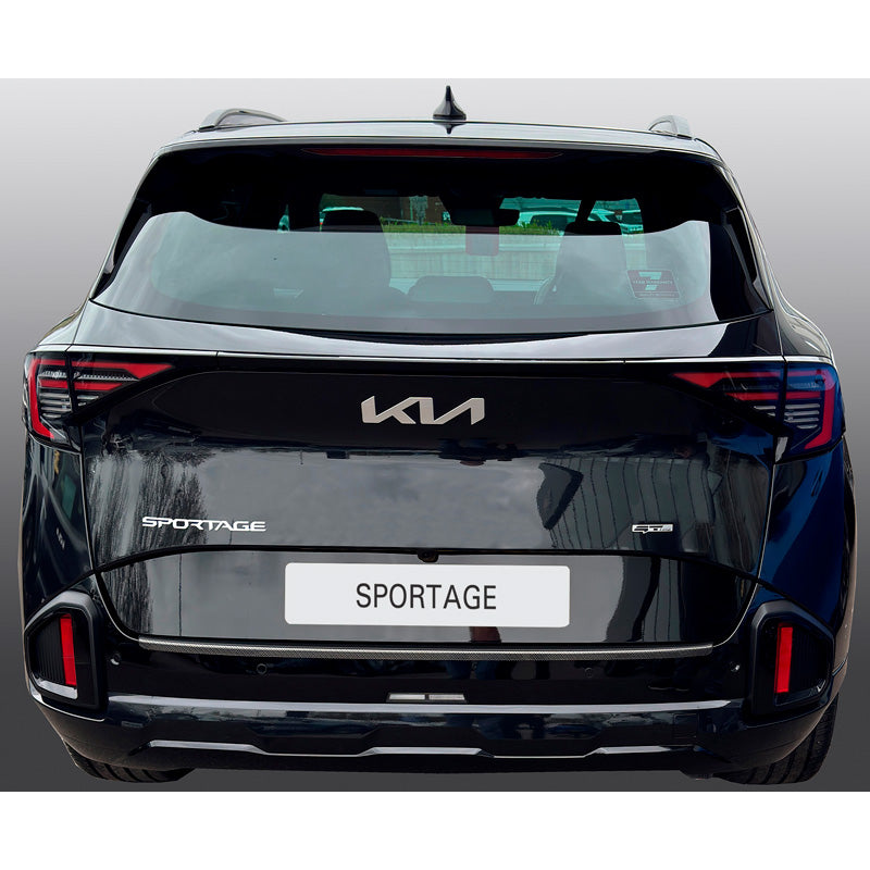 RGM, Rear Bumper Protector, Carbon Look, Fits Kia Sportage (NQ5) Facelift (2024-)