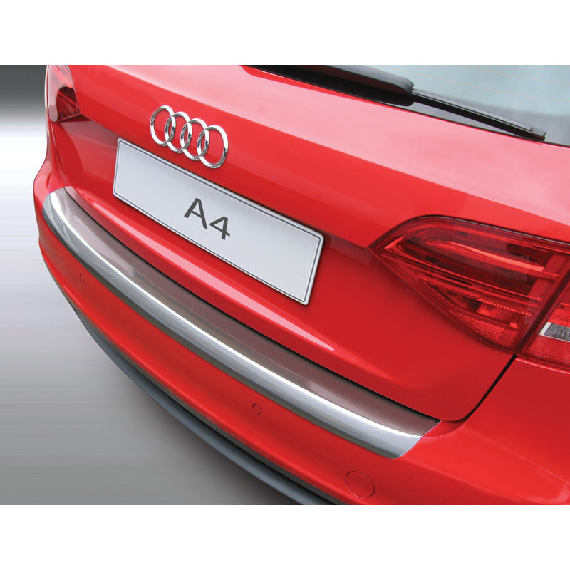 RGM, Rear bumper protector, ABS plastic, fits Audi A4 Avant 2008-2012 Silver
