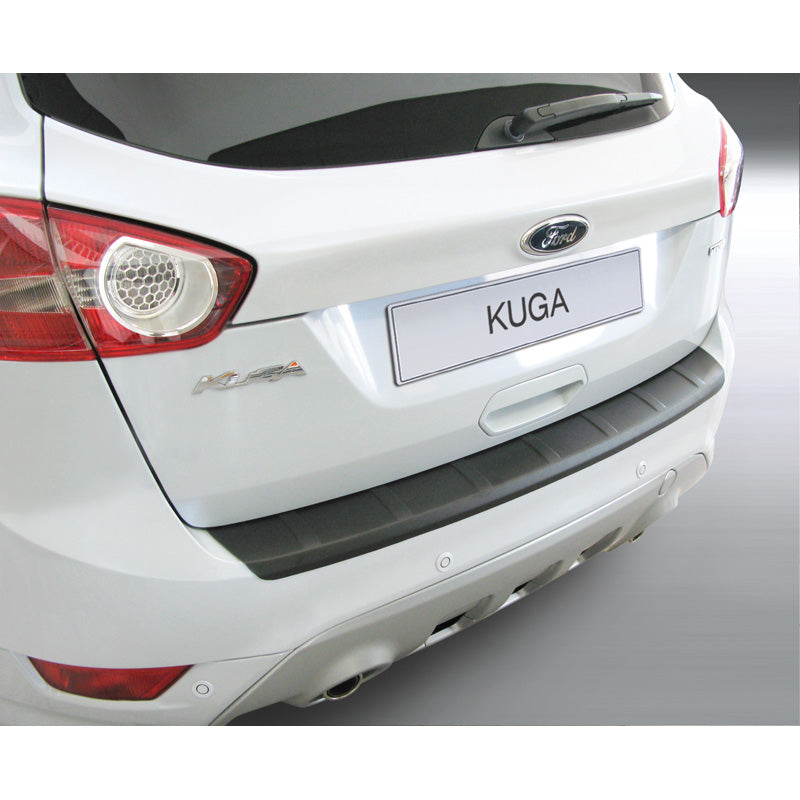 RGM, Achterbumperbeschermer, ABS-kunststof, past op Ford Kuga MK1 2008-2013 zwart 'geribbeld'