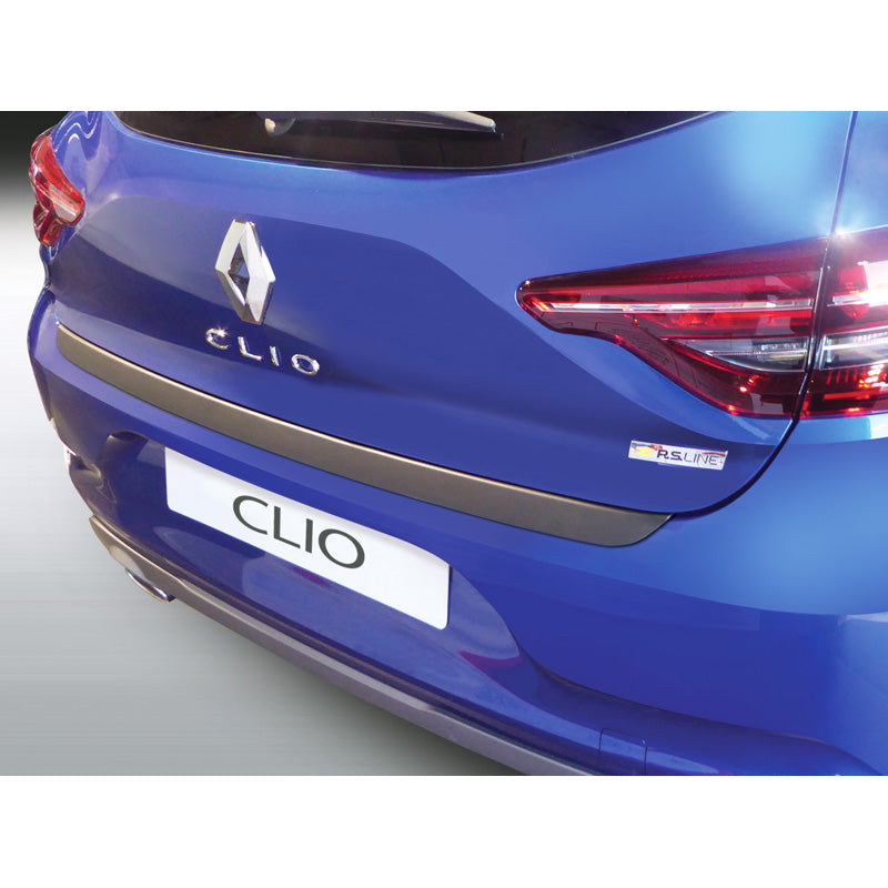 RGM, protecteur de pare-chocs arrière, plastique ABS, s'adapte à Renault Clio E HB 5 portes 2019- Noir