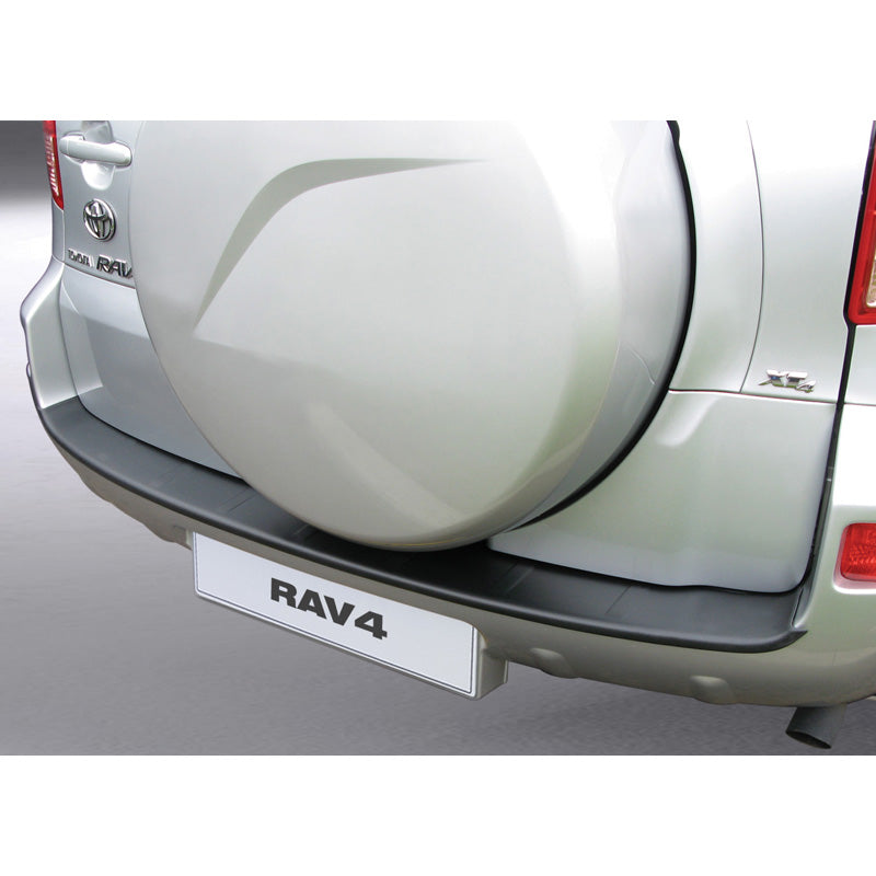 RGM, Protection de pare-chocs arrière, plastique ABS, convient à Toyota RAV 4 2006-2007 sauf T180/XT-R Noir
