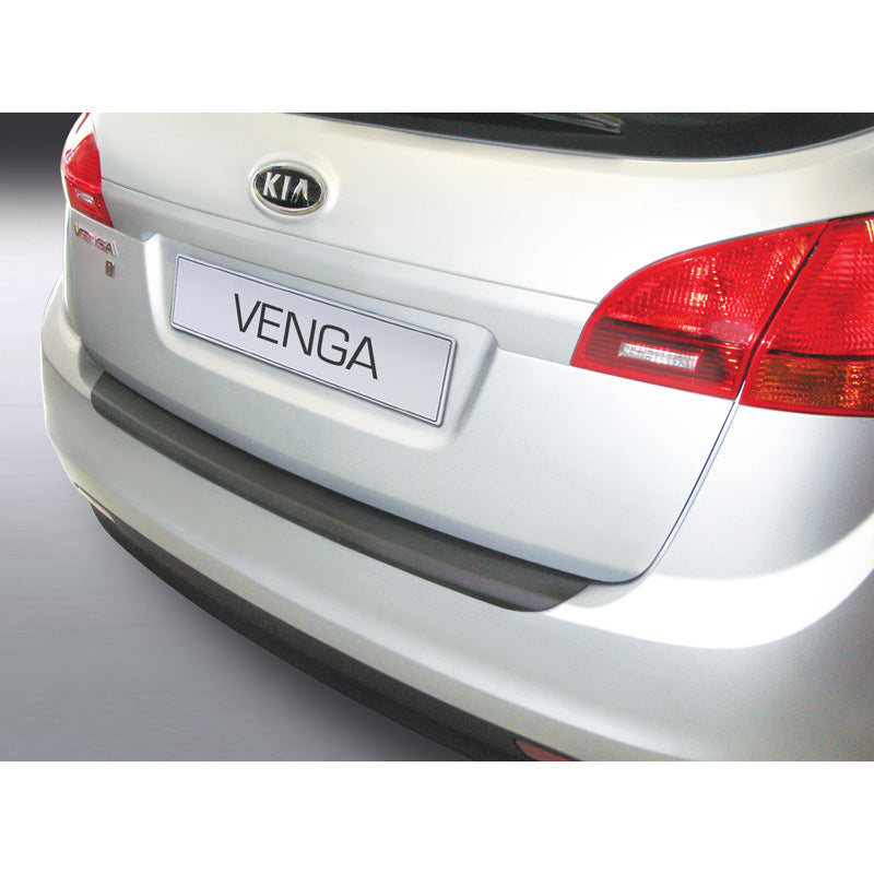 RGM, Rear bumper protector, ABS plastic, fits Kia Venga Black