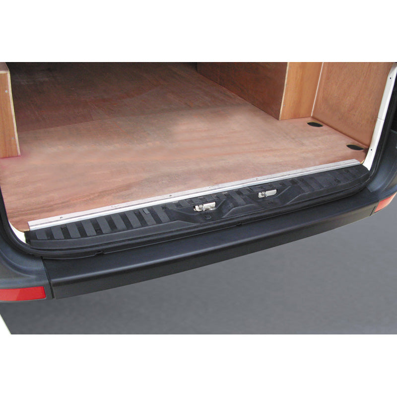 RGM, Rear bumper protector, ABS plastic, fits Volkswagen Crafter & Mercedes Sprinter 2006-2017 Black
