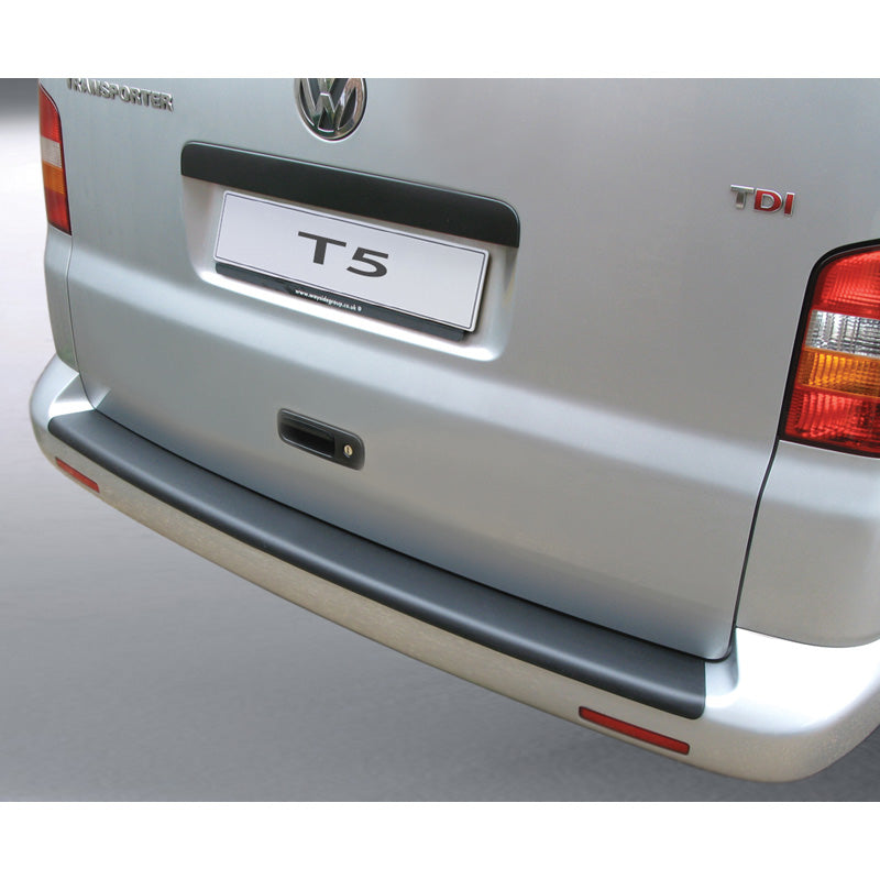 RGM, Rear bumper protector, ABS plastic, fits Volkswagen Transporter T5 2003-2012 Black