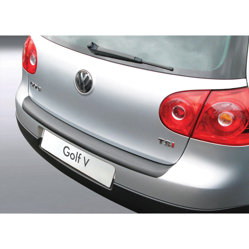 RGM, protection de pare-chocs arrière, plastique ABS, convient à Volkswagen Golf V 3/5 portes Noir