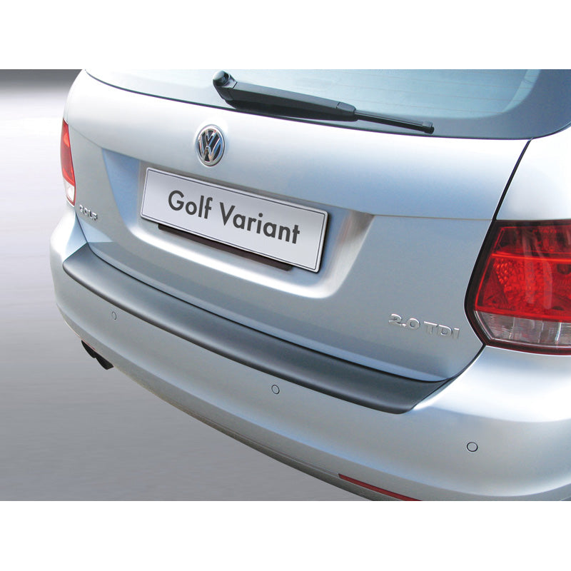 RGM, protection de pare-chocs arrière, plastique ABS, convient à Volkswagen Golf V Variant Noir