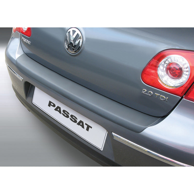 RGM, Rear bumper protector, ABS plastic, fits Volkswagen Passat 3C Sedan 2005-2010 Black