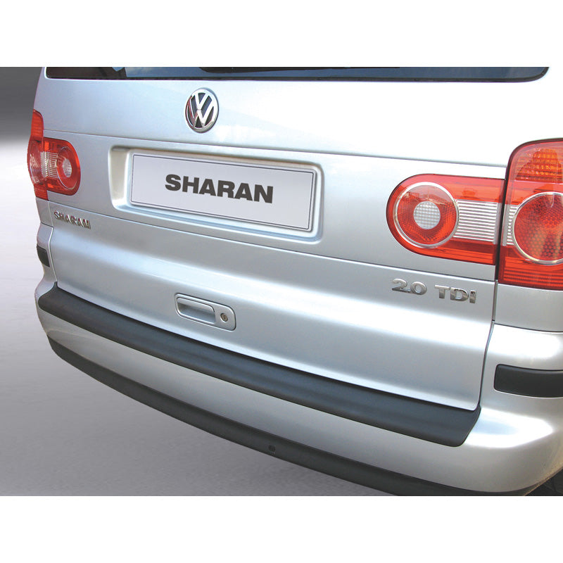 RGM, Rear bumper protector, ABS plastic, fits Ford Galaxy/Volkswagen Sharan/Seat Alhambra 2000-2010 Black