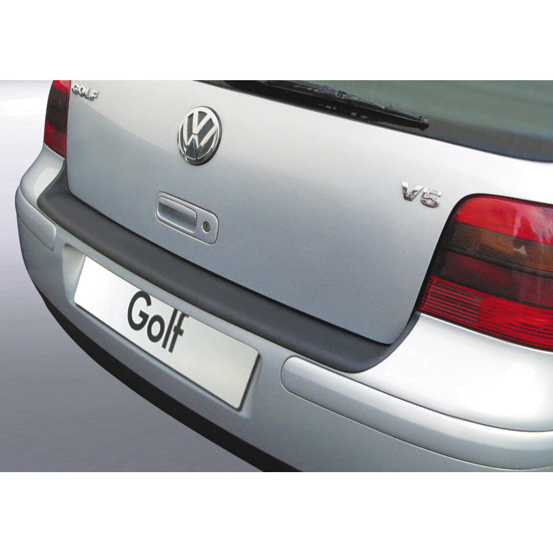 RGM, Rear bumper protector, ABS plastic, fits Volkswagen Golf IV 3/5 doors Black