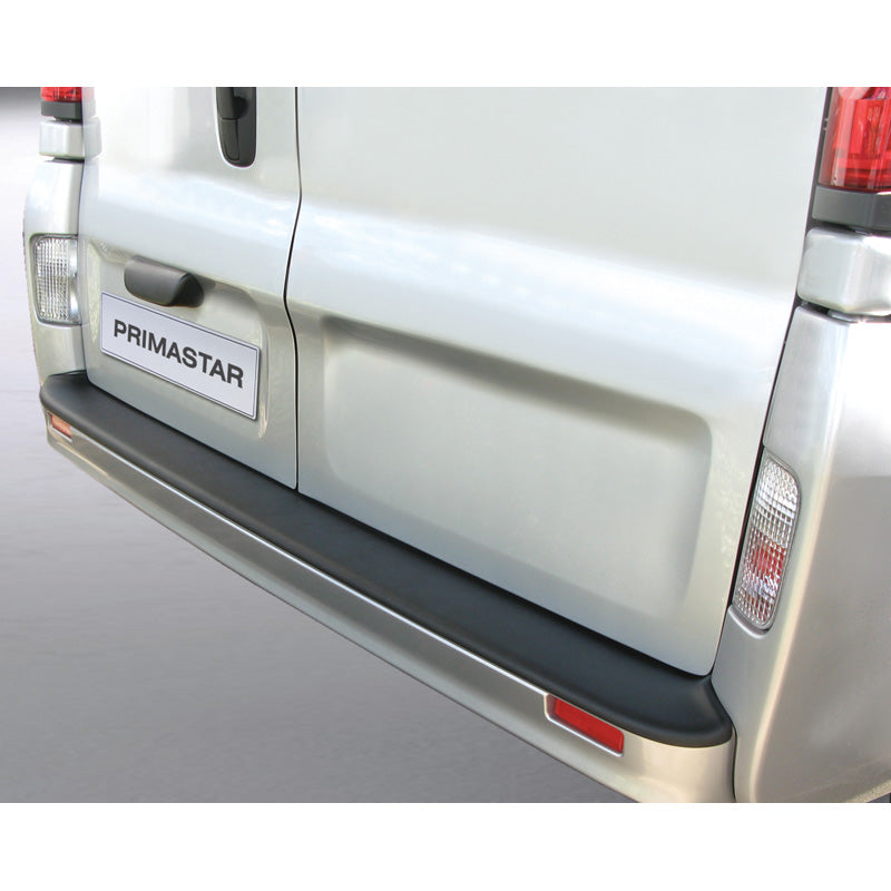 RGM, Rear bumper protector, ABS plastic, fits Nissan Primastar/Opel Vivaro/Renault Trafic 2006-2014 Black