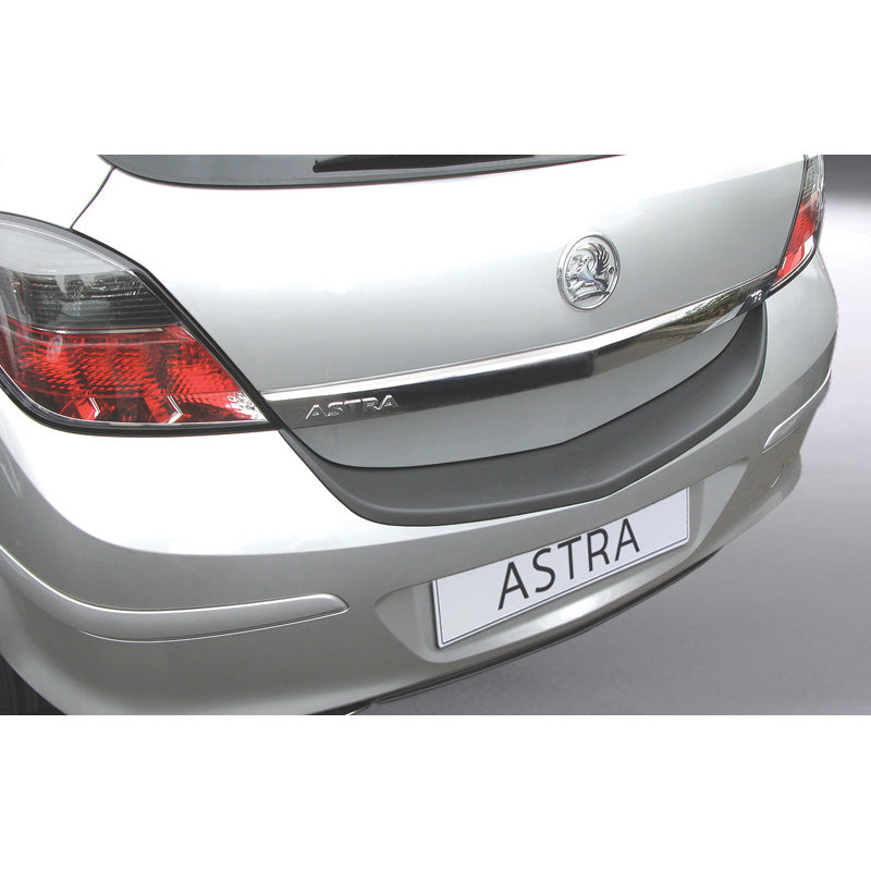 RGM, protection de pare-chocs arrière, plastique ABS, convient à Opel Astra H 3 portes excl. VXR/GSi/OPC Noir
