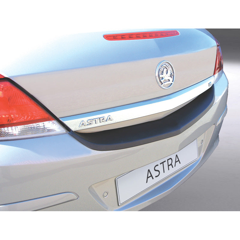 RGM, protection de pare-chocs arrière, plastique ABS, convient à Opel Astra H TwinTop Noir