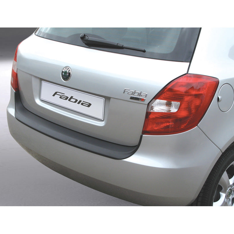 RGM, Achterbumperbeschermer, ABS-kunststof, geschikt voor Skoda Fabia II 2007-2010 zwart