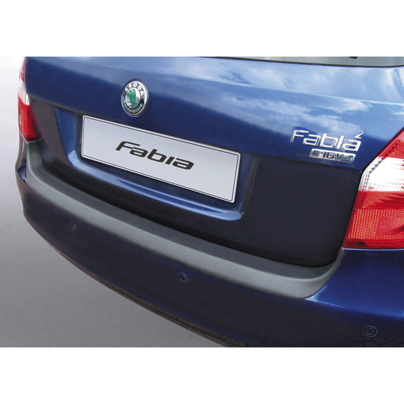 RGM, Achterbumperbeschermer, ABS-kunststof, geschikt voor Skoda Fabia II Kombi 2007-2010 zwart