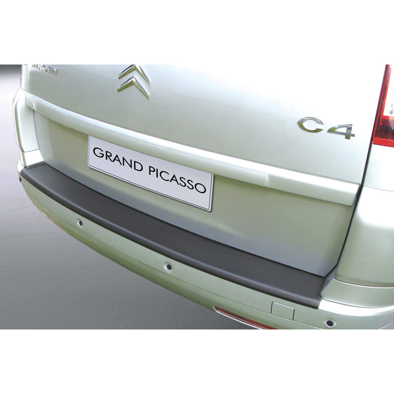 RGM, Achterbumperbeschermer, ABS kunststof, past op Citroën C4 Grand Picasso 7-pers. 2006-2013 Zwart