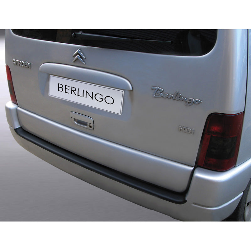 RGM, Rear bumper protector, ABS plastic, fits Citroën Berlingo 1996-2008 Black