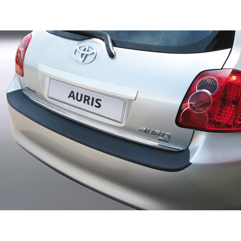 RGM, Rear bumper protector, ABS plastic, fits Toyota Auris 2007-2010 Black