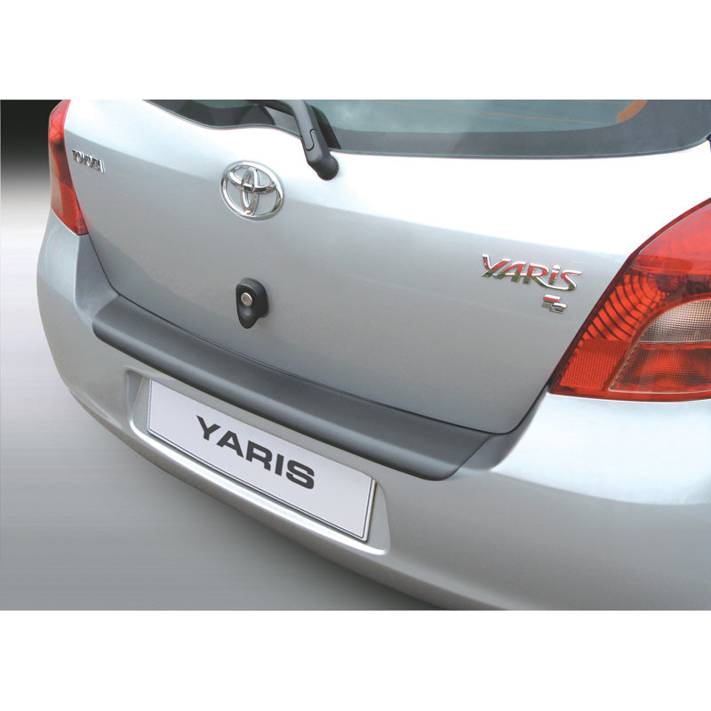 RGM, Achterbumperbeschermer, ABS kunststof, past op Toyota Yaris II 2006-2008 Zwart