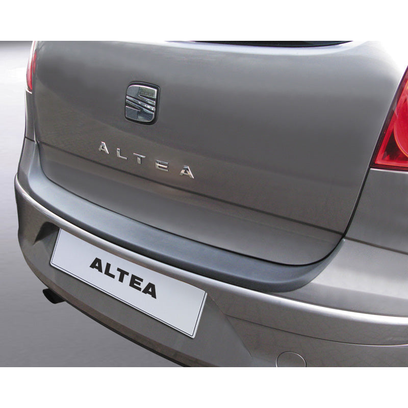 RGM, Achterbumperbeschermer, ABS kunststof, past op Seat Altea 2004-2009 excl. XL/FR Zwart
