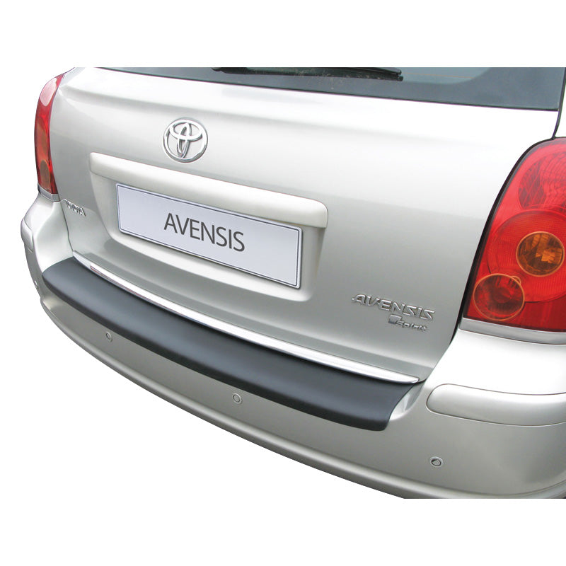 RGM, protège pare-chocs arrière, plastique ABS, convient à Toyota Avensis break 2003-2009 noir