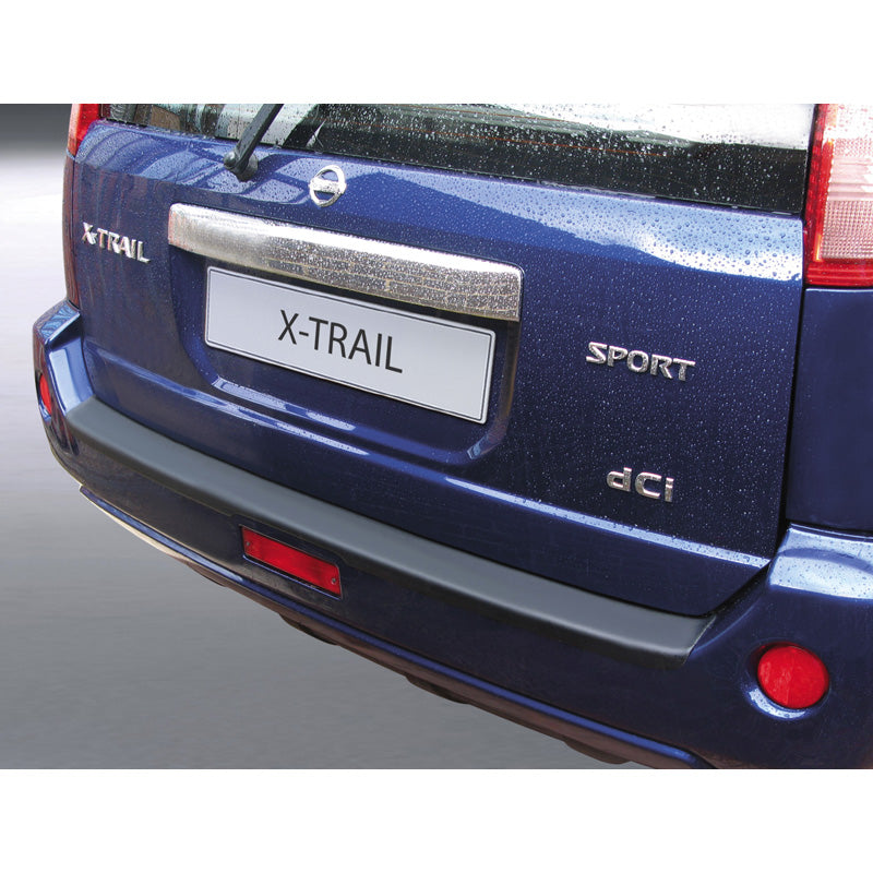 RGM, Rear bumper protector, ABS plastic, fits Nissan X-Trail 2003-2007 Black