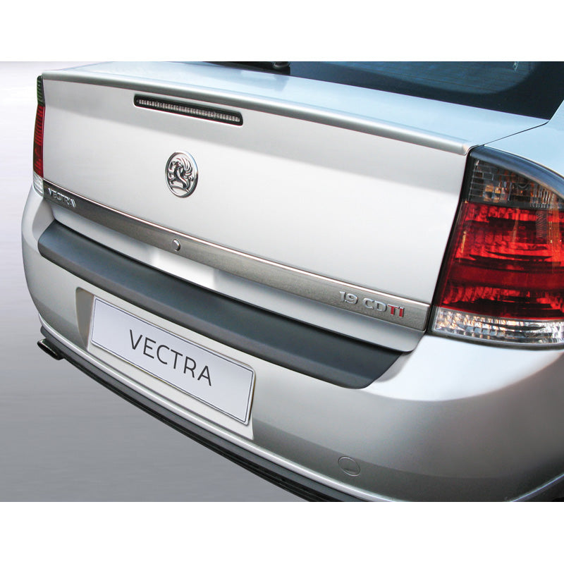 RGM, Protection de pare-chocs arrière, plastique ABS, convient à Opel Vectra C 4/5 portes 2005-2008 sauf break Noir