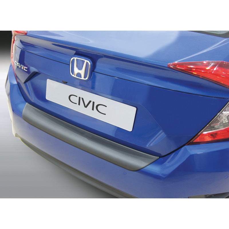 RGM, Achterbumperbeschermer, ABS-kunststof, passend voor Honda Civic X Sedan SE/EX 5/2017- Zwart