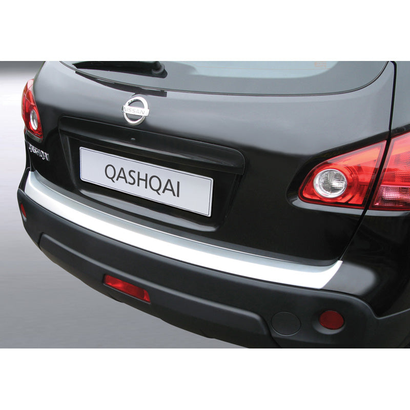 RGM, Rear bumper protector, ABS plastic, fits Nissan Qashqai excl. +2 2007-2014 Silver