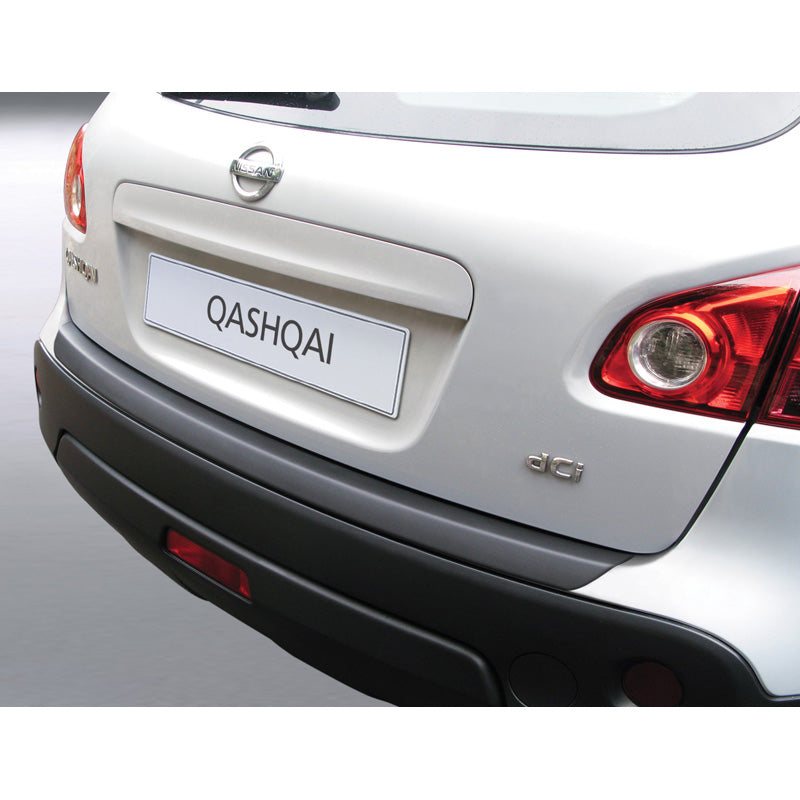 RGM, Rear bumper protector, ABS plastic, fits Nissan Qashqai excl. +2 2007-2014 Black