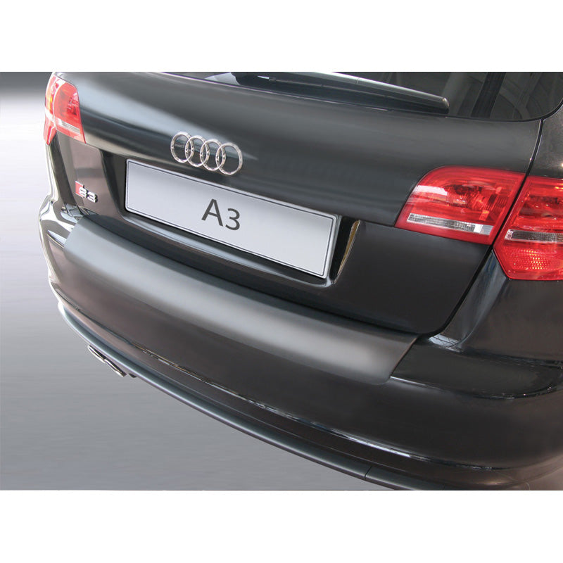 RGM, Rear bumper protector, ABS plastic, fits Audi A3 8P Sportback 2008-2012 Black