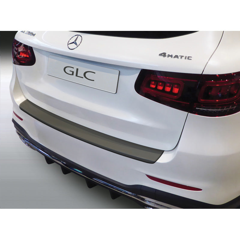 RGM, Protection de pare-chocs arrière, plastique ABS, compatible avec Mercedes GLC SE/Sport/AMG Line restylé 2019- Noir