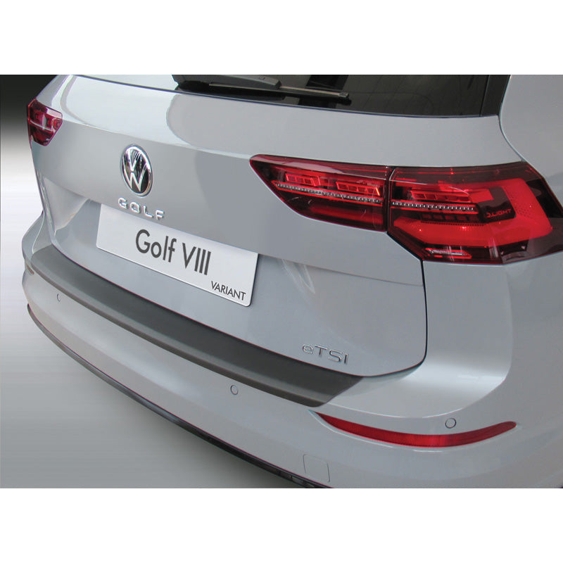 RGM, Rear bumper protector, ABS plastic, fits Volkswagen Golf VIII (CD) Variant 2020- incl. GTI & R Black