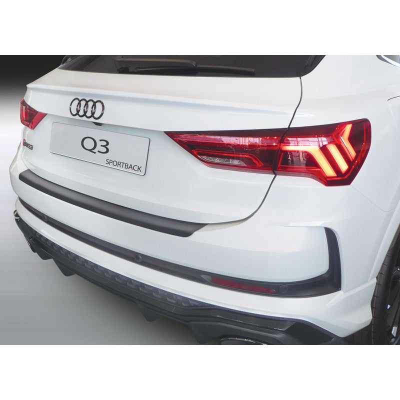 RGM, Rear bumper protector, ABS plastic, fits Audi Q3 (F3N) Sportback 2019- Black