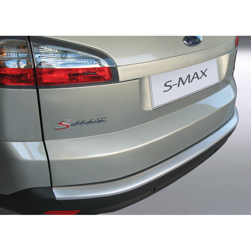RGM, Rear bumper protector, ABS plastic, fits Ford S-Max 5 doors 2006-2015 Silver